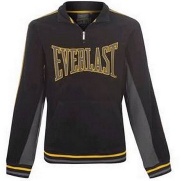 Collector Zipped Top Fleece Sweatshirt - Everlast - Herr - Långa ärmar - Gula och grå ränder