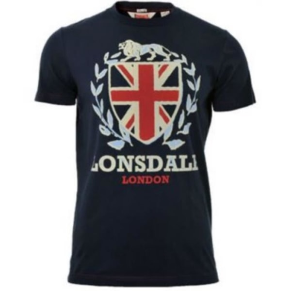 Lonsdale Herr Aiden Collector T-shirt Marinblå