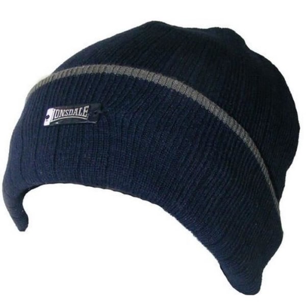 Lonsdale herr marinblå metall logotyp hatt