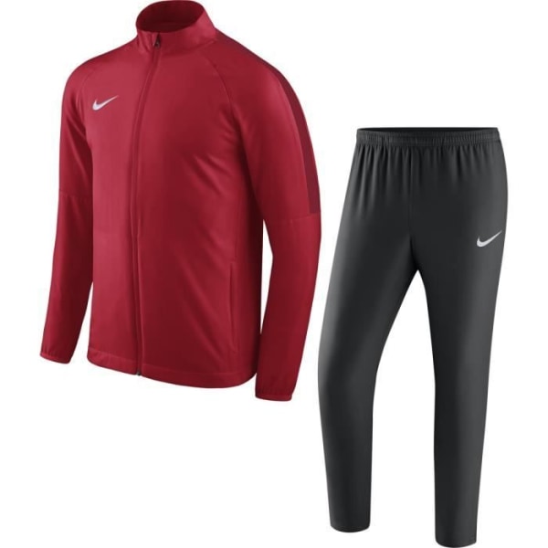 Fotbollsträningsoverall - Nike - Academy 18 Woven - Röd/Svart - Herr - Långa ärmar