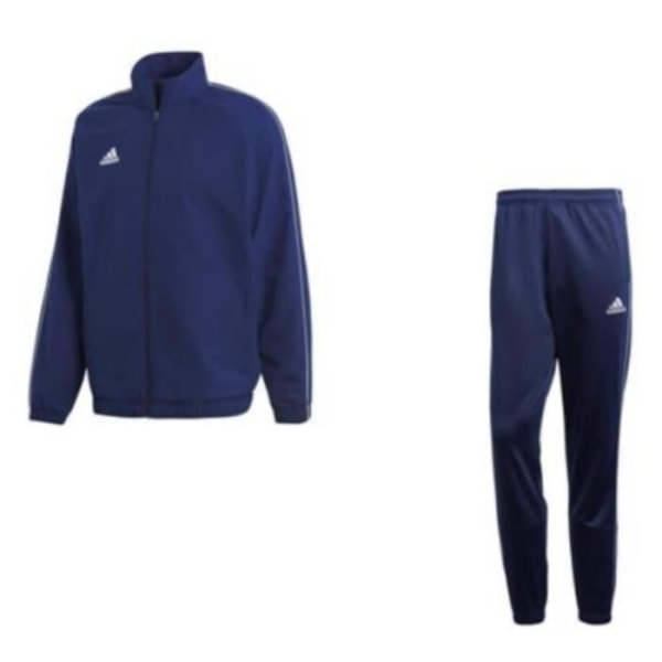 Adidas Core 18 Presentation Jogging Navy för män - Andas - Långa ärmar - Multisport