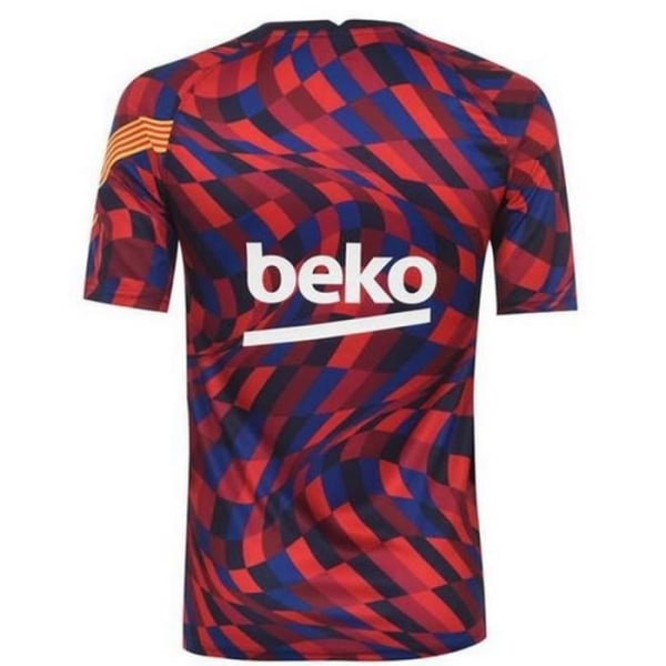 Ny Nike FC Barcelona officiella förmatchströja för herrar säsongen 2020-2021