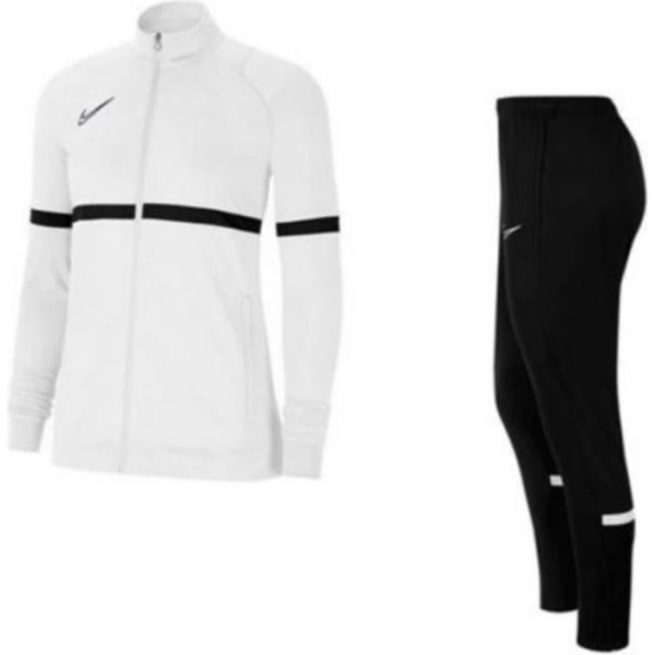 Nike Swoosh vita och svarta joggingbyxor för kvinnor - Långa ärmar - Multisport - Dri-Fit