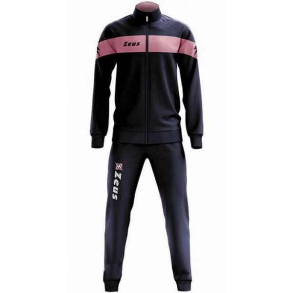 Plus Size Jogging Zeus för män svart och rosa - Multisport - Långa ärmar - Andas