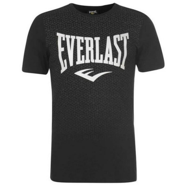 Everlast Herr Svart Big Logo Vit T-shirt