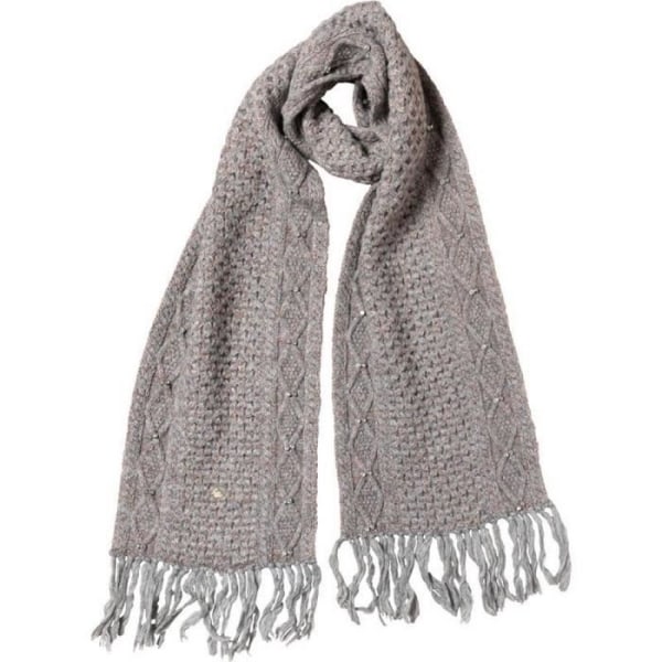 Superdry Grå ullscarf för kvinnor med glitter