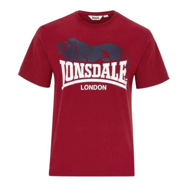 Lonsdale Lion Röd T-shirt för män