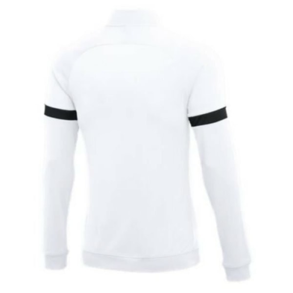 Nike Swoosh vita och svarta joggingbyxor för män - Dri-Fit-teknik - Hög krage - Långa ärmar - Andas