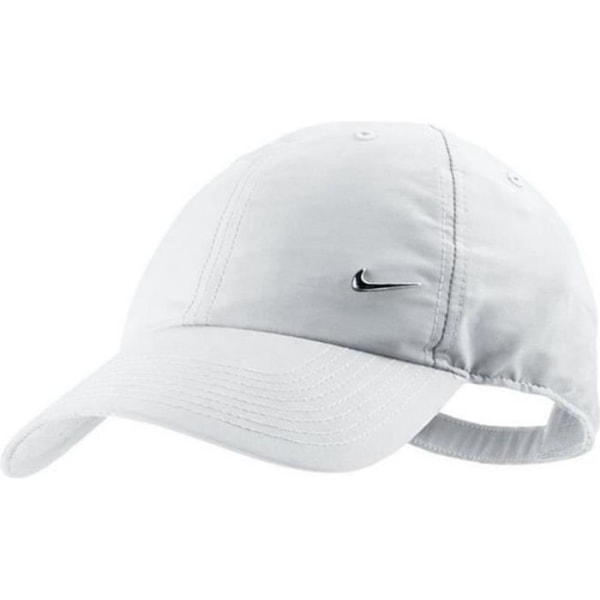 Nike keps med logotyp för män i vit metall