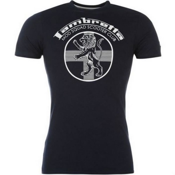 Lambretta Lion Navy Tee Shirt