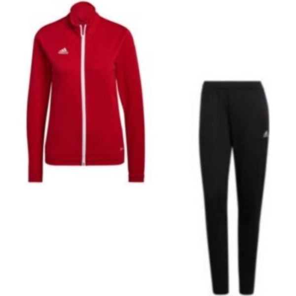 Adidas Aerodry Jogging för kvinnor röd och svart - Andas - Multisport - Långa ärmar