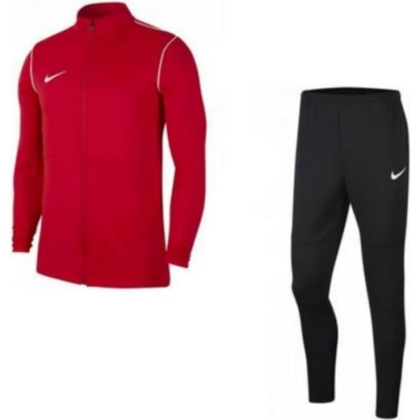 Nike Dri-Fit röda och svarta joggingbyxor för män - Långärmad - Multisport - Andas