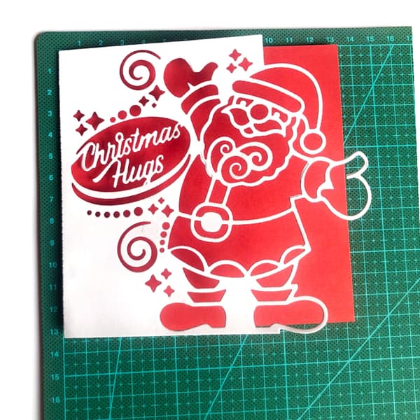 Jul Skärmallar Metall Präglingsformar Stencil Scrapbooking Mallar