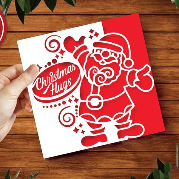 Jul Skärmallar Metall Präglingsformar Stencil Scrapbooking Mallar