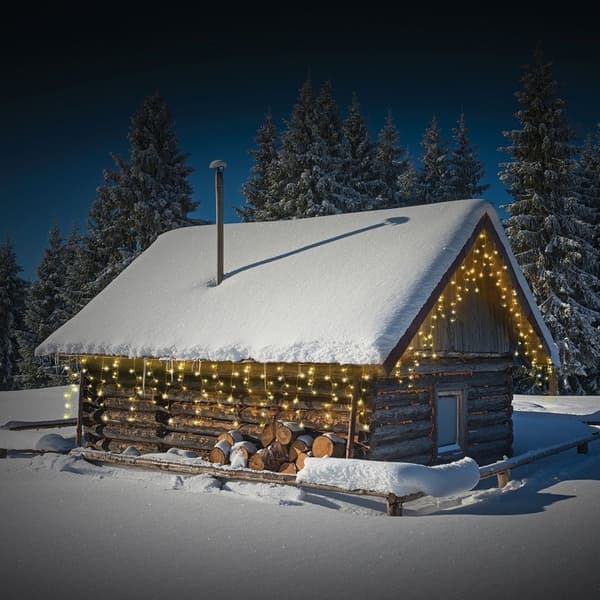 Ljusslinga 180 LED: Perfekt för jul, inne & ute