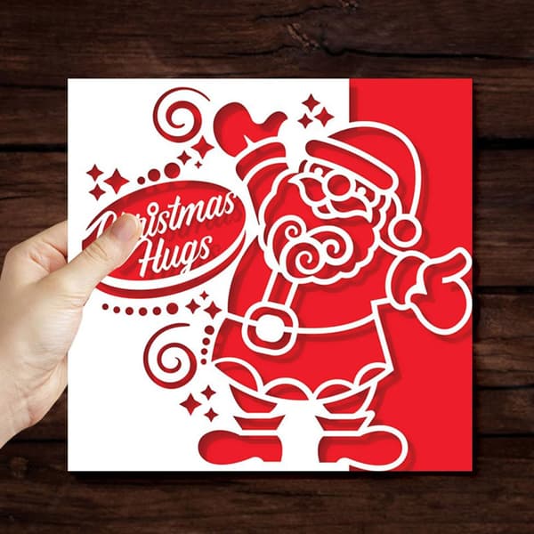 Jul Skärmallar Metall Präglingsformar Stencil Scrapbooking Mallar