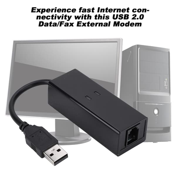 56K Data Fax Modem, Plug and Play USB Modem, V.92 Protokol Support til Højhastigheds Dial Up Internet Modem, USB Drevet Modem, Ekstern Fax Modem