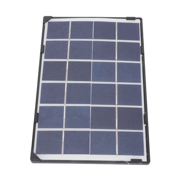 Solcellepanel for utendørs bruk, monokrystallinsk silisium solcellepanel med 6W 5V utgang, vanntett ytelse og slitesterkt solcellepanel for