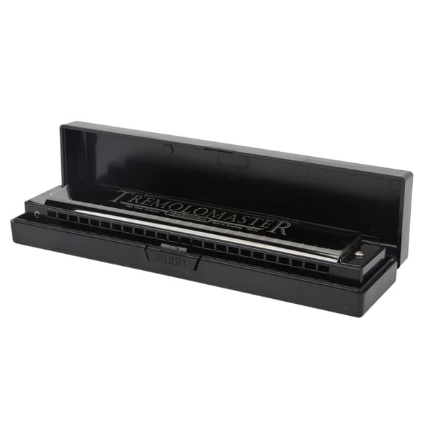 Polyfonisk Harmonika med Musikalsk Node Design, Professionel Harmonika 24 Hullers Diatonisk Mundharmonika til Studerende og Lærere, C-Nøgle Harmonika med