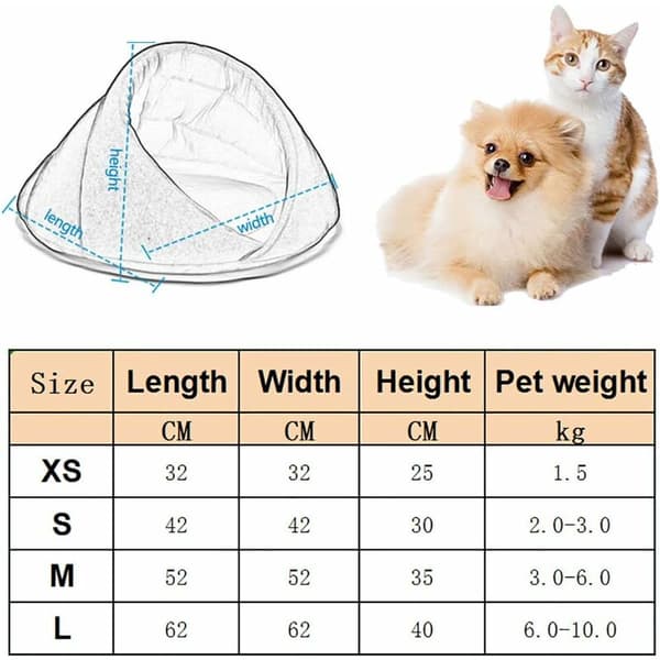 Komfortabel kattehule seng varm fleece katte sovepose hule og ha