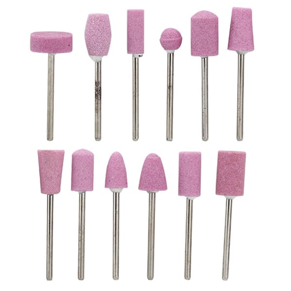 Manicure Borebitsæt til Neglekunst, Holdbare Manicure Slibeværktøjer Præcisionspolering og Formning, Rustfrit Stål Neglekunst Poleringsbits til