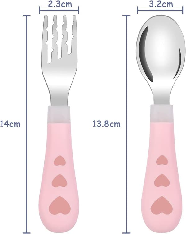 Barnbestickset, barnens gaffel- och skedset barnens S