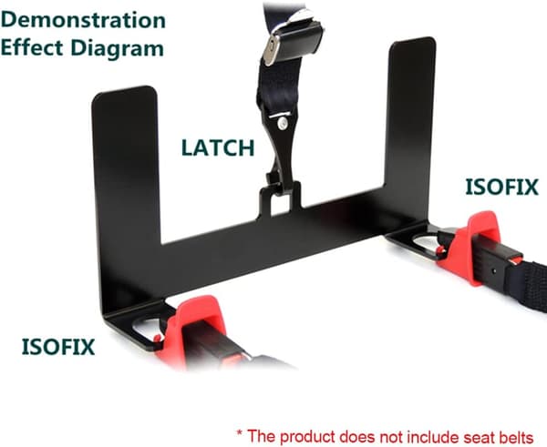 Universal ISOFIX-adapter Universal bilbarnstolsankare Ankarfäste