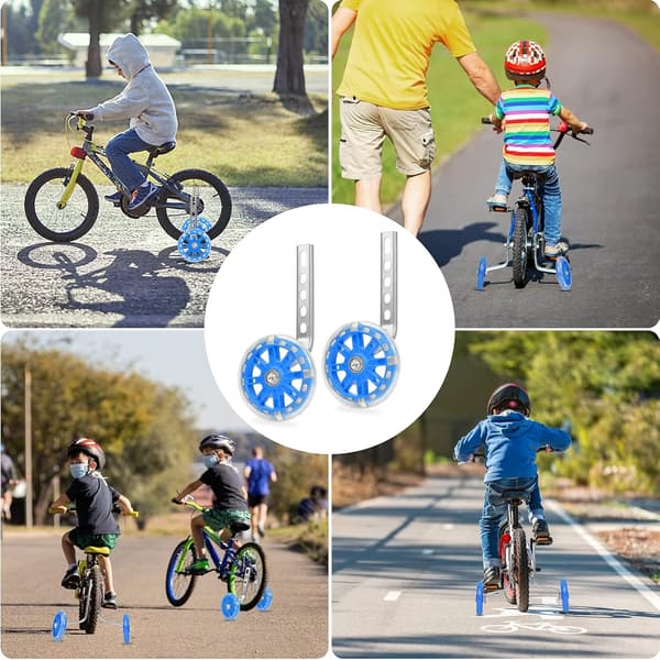 Stödhjul för barncykel, cykelhjälphjul, barn