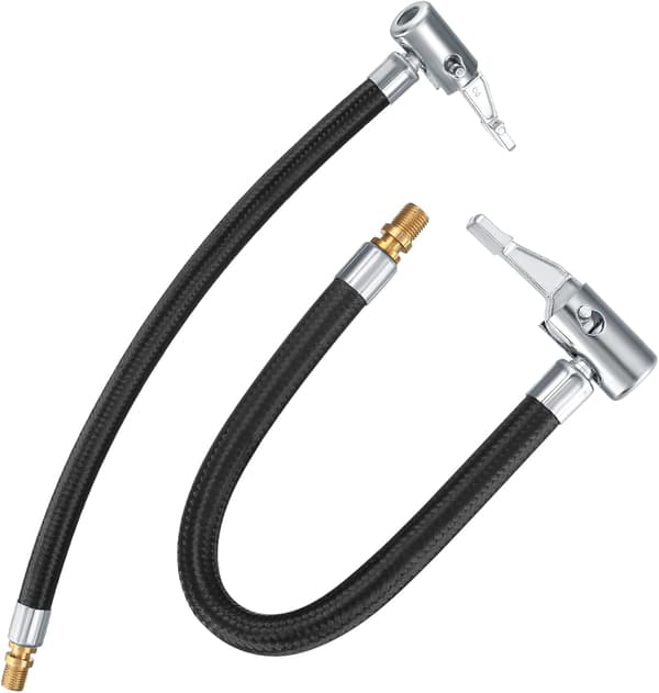 2-pack Däckpump Slang, 30cm Cykelslangventilpump