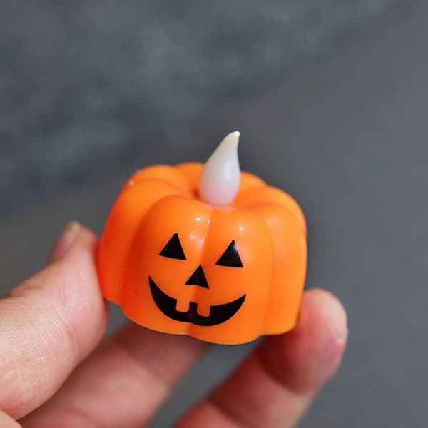 Pumpa värmeljus ljus 12-pack - batteridriven