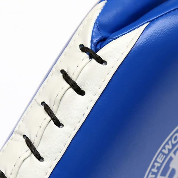PU-skinn Taekwondo doble håndputer 1 par (blå)