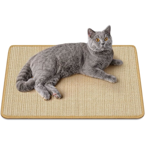 Naturlig vävd kattskrapstolpe, originalfärg (40*60 cm) qd bäst