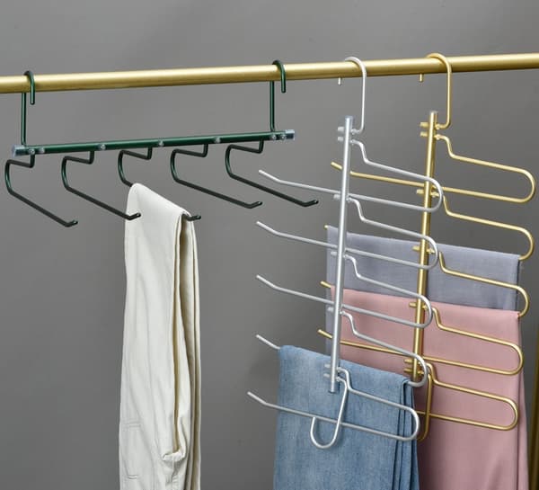 Ny Avtakbar Multifunksjonell Aluminium Pants Stativ Multilag