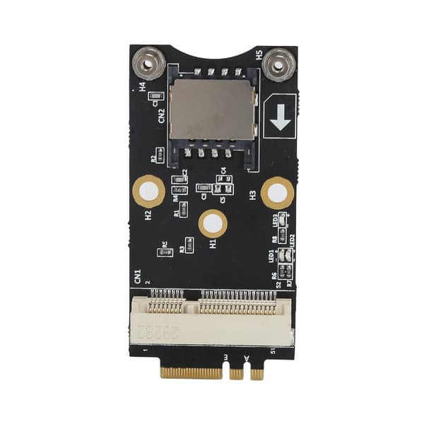 M.2 Key-A NGFF til Mini PCI-E Konverter Adapter, M.2 Key-A NGFF til Mini PCI-E PCI Express Konverter Adapter Støtter Hot Plug, Konverterer Mini-Kort til