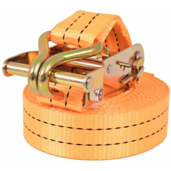 Orange 6m x 50mm Spännband med Spärr (1-pack)