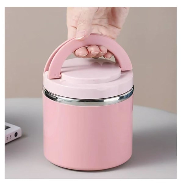 Termos för varm mat Barn Lunchbox Matbehållare Barn Läcksäker isolerad Lunchbox behållare, rosa qd bäst