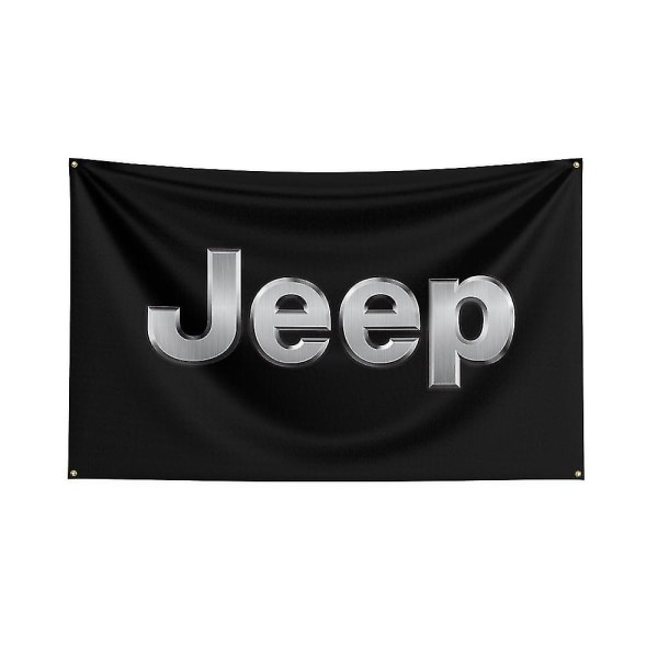 3x5 Ft Jeep Flag Polyester Printed Racing Banner For Car Club -xx J0101 60 x 90cm