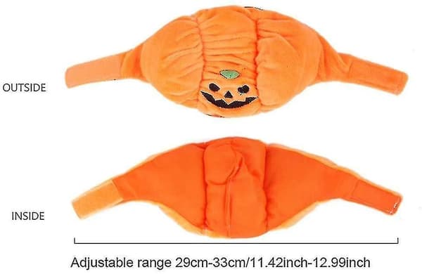 Halloween Hundekostyme Gresskarhatt