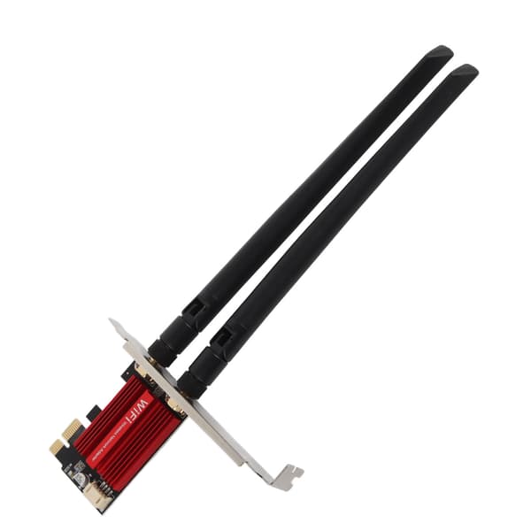 PCIe Netværkskort til Desktop, Dual Band Frekvens 1200Mbps Højhastigheds Trådløs Adapter med Bluetooth 4.0, Hurtig og Stabil Forbindelse til Hjemmet