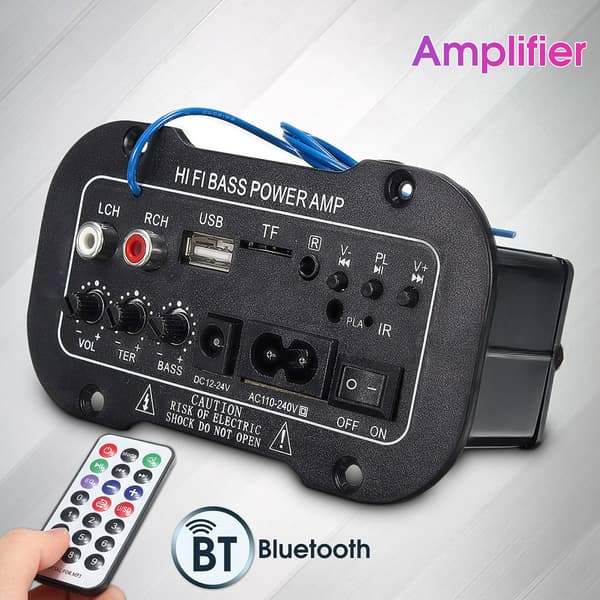 Digital Bluetooth Subwoofer HiFi Bas Effektforstærker Board til Bil, Høj Effekt Stereo Audio AMP med Tabsfri Bluetooth Chip og Super Tung Baslyd