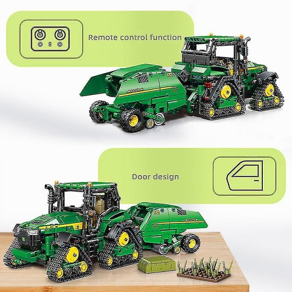 Teknik John Deere traktor | John Deere set - 1404 st Byggnad - Static model