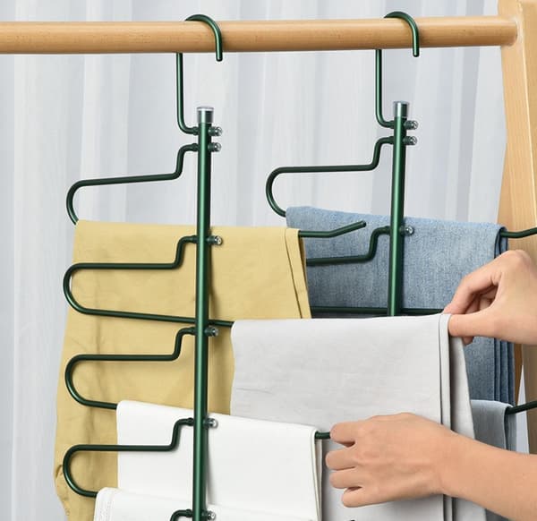 Ny Avtakbar Multifunksjonell Aluminium Pants Stativ Multilag