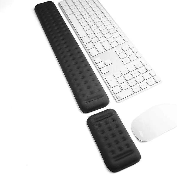 Håndledsafslapning til computer tastatur / musemåtte med memoryskum skridsikker pude