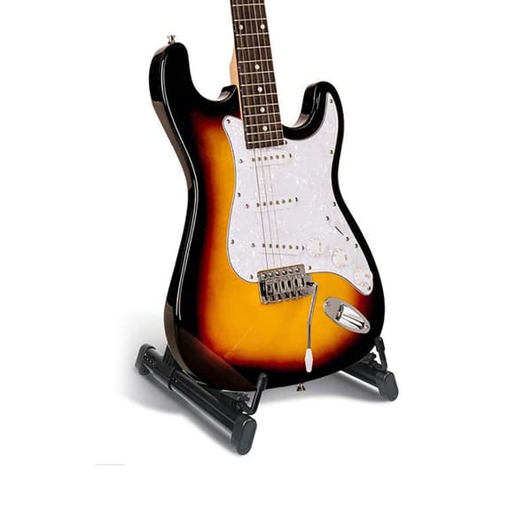 Foldbart Multi-Instrument Stativ, Bærbart og Letvægts A-Ramme Design til Akustiske Elektriske Guitarer Bas Violin Ukulele Banjo, Justerbart Stativ