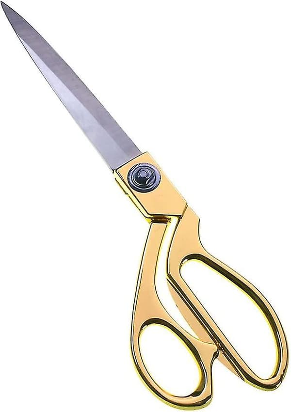 10,5' Gull Stoffsaks Rustfritt Stål Skarp