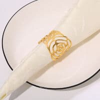 Sølv Serviettring 12 stk. Jule Serviett Holder Serviettringer Nap