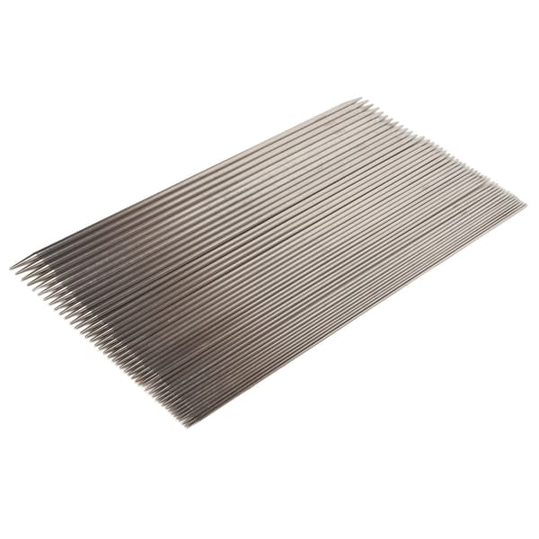 Strikkepinde med dobbelt hoved, sæt med strikkepinde i rustfrit stål til strikkere, glat og holdbart design med tilspidset spids