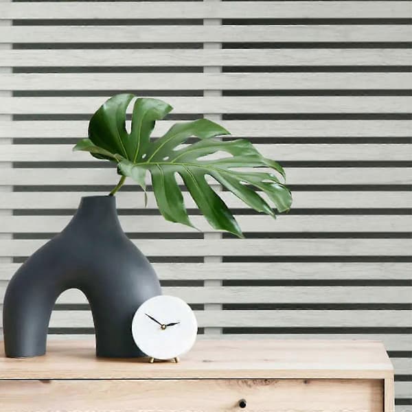 Tapet med trepanel Grey/Black