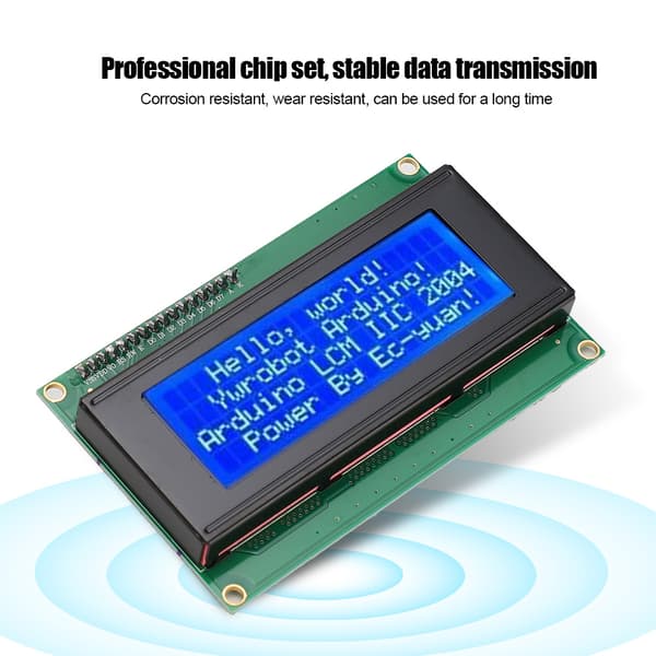 I2C LCD-moduuli, ammattimainen piirisarja, reaaliaikainen kellonäyttö, lämpötilan ja kosteuden valvonta, helppo asennus Arduinoon, Raspberry Pi:hin, IoT:hen