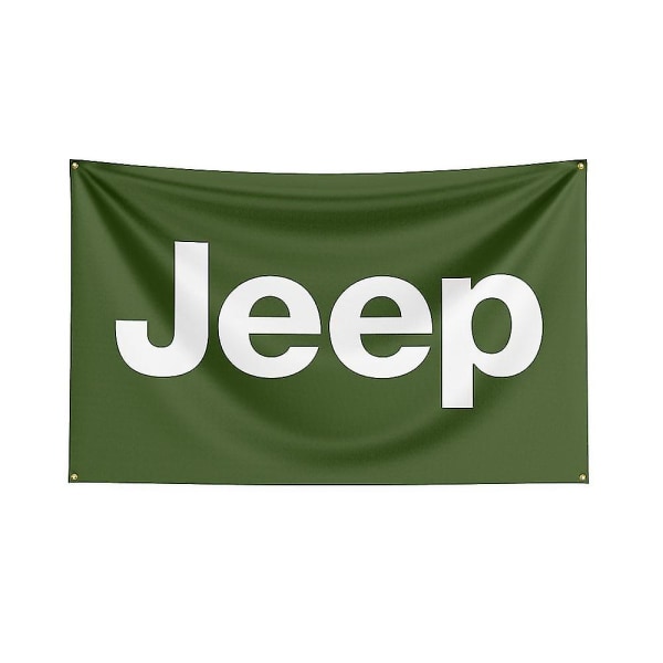 3x5 Ft Jeep Flag Polyester Printed Racing Banner For Car Club -xx J0101 60 x 90cm
